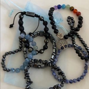 💗LUCKY 7 + 1 AS IS BRACELETS